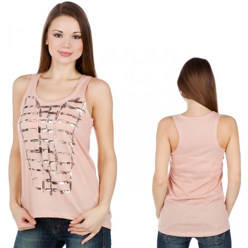 Foto Only Skyline marrón camiseta Mistiy Rose/Armour talla S