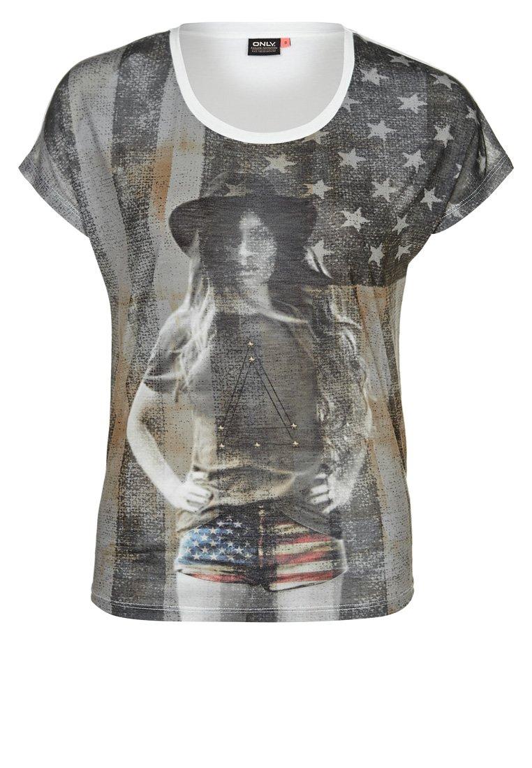 Foto ONLY US STAR Camiseta print blanco
