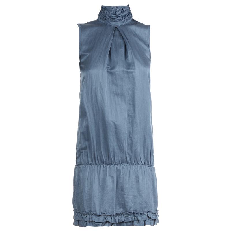 Foto Only Vestido de noche - veronica ex sl frill dress - Azul / Marina ...