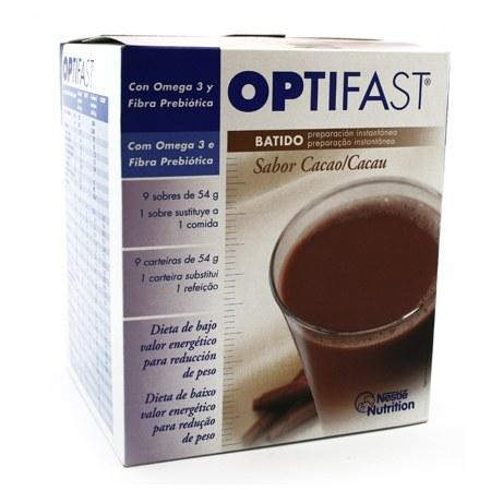 Foto Optifast batido cacao 9 sobres nestlé
