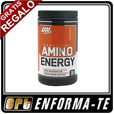 Foto optimum nutrition amino energy 270g naranja + regalo (99,62€/kg)