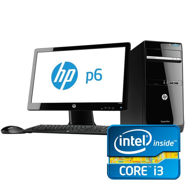 Foto Ordenador Sobremesa HP Pavilion p6-2303esm Intel Core i3 3220 con monitor