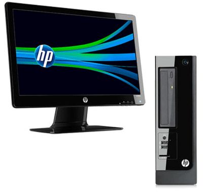 Foto Ordenador sobremesa HP Pro 3300 SFF PC + monitor LED HP 2011x (QB204EA + LV876AA).