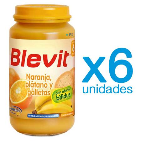 Foto Ordesa - Blevit naranja, plátano y galletas (6 unidades) 6m