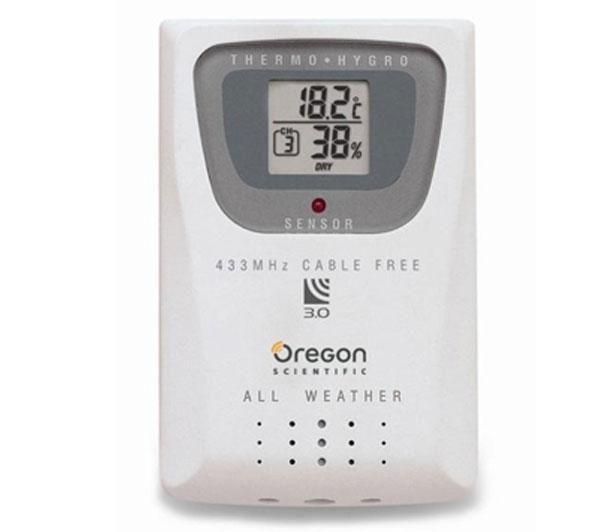 Foto Oregon scientific sensor termómetro higrómetro thgr810