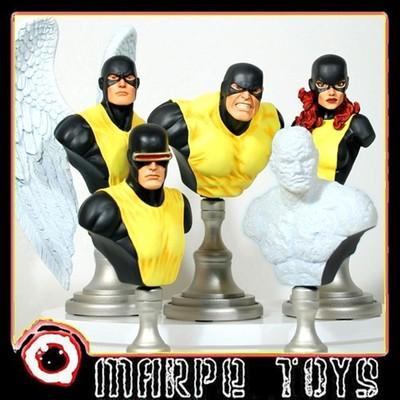 Foto Original X-men Mini Bust 5 Pack Statue Bowen Designs Sculpture Marvel Universe