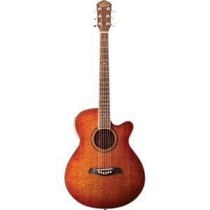 Foto Oscar schmidt og10ceys flame yellow sunburst