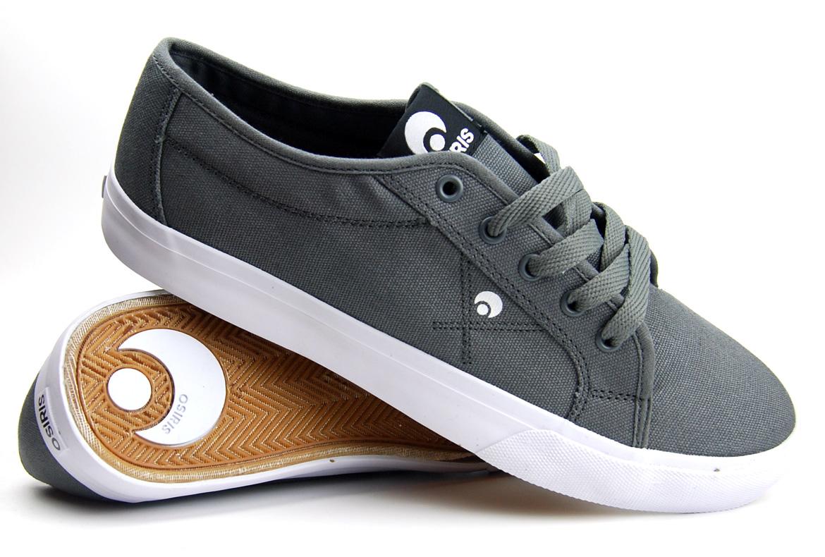 Foto Osiris Mith Skate Shoes - Steel / Steel / White