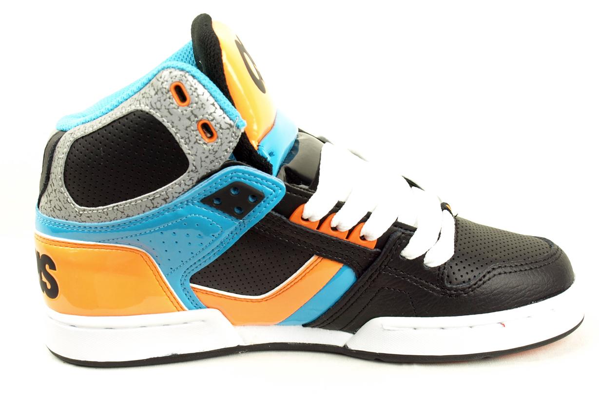 Foto Osiris NYC 83 Shoes Black / Orange / Cyan
