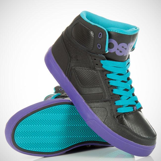 Foto Osiris Nyc 83 Vulc Black/purple/teal Blue