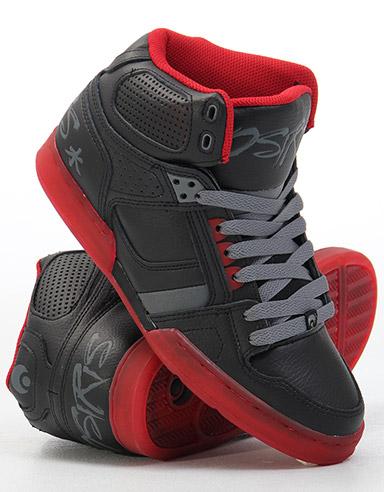 Foto Osiris Shoes NYC 83 High top - Black/Red/RR