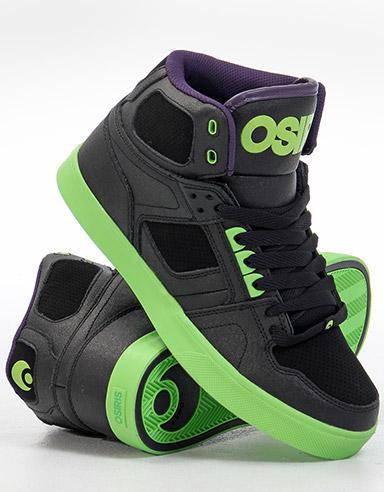 Foto Osiris Shoes NYC 83 VLC High top - Black/Lime/Purple