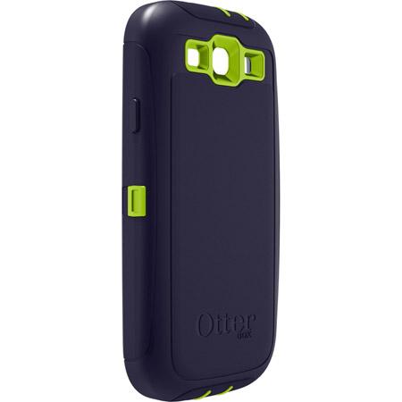 Foto OtterBox Defender Case for Samsung Galaxy S3 - Punked Atomic Glow Green / Lake Blue