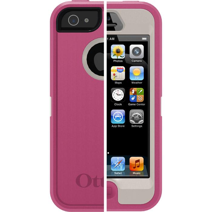 Foto Otterbox Defender Series Case for iPhone 5 - Stone Grey / Peony Pink