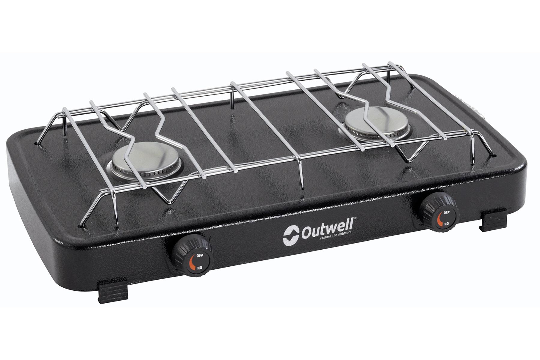 Foto Outwell Chef Cooker Hornillo de gas 2-Burner Stove negro