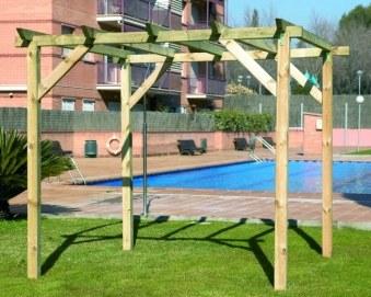Foto Pérgola de madera tratada 240