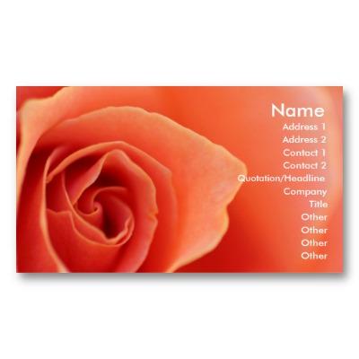 Foto Pétalos color de rosa suaves Plantillas De Tarjetas Personales