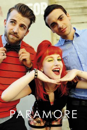Foto Póster Paramore - Trio, 91x61 in.