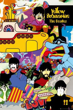 Foto Póster The Beatles, 91x61 in.