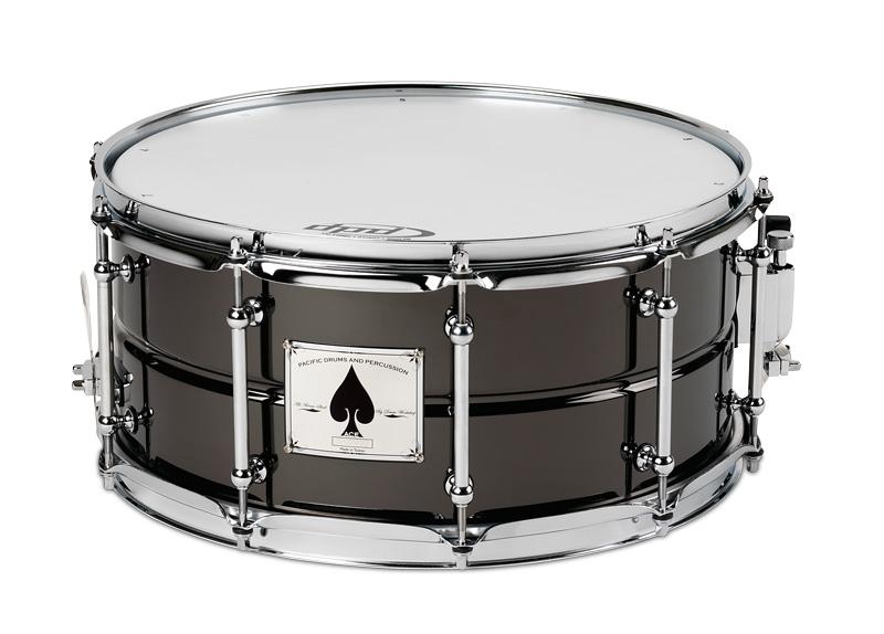 Foto Pacific Drums SX6514Ace Brass Snare Drum Black/Chrome