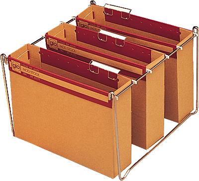 Foto Pack 10 Carpeta Caja Colgante Gio Folio Visor Superior 8cm Lomo 75mm