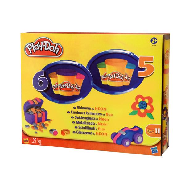 Foto Pack 11 Potes Pastilina Metalicos Play-Doh