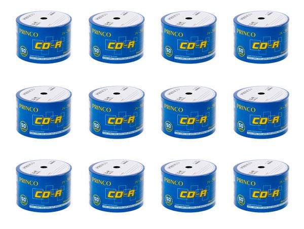 Foto Pack 12 bobinas 50uds CD-R Princo 52X