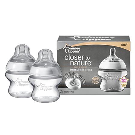 Foto Pack 2 Biberones Tommee Tippee Closer To Nature 150ml
