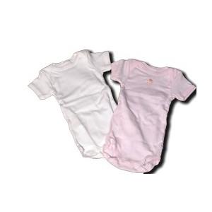 Foto Pack 2 bodies niña 100 % algodón. petit bateau