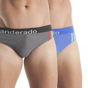 Foto Pack 2  Slips Abanderado Neo. Algodón Adaptable Sin Costuras Talla M