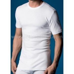 Foto Pack 3 camisetas hombre thermal manga corta abanderado algodón