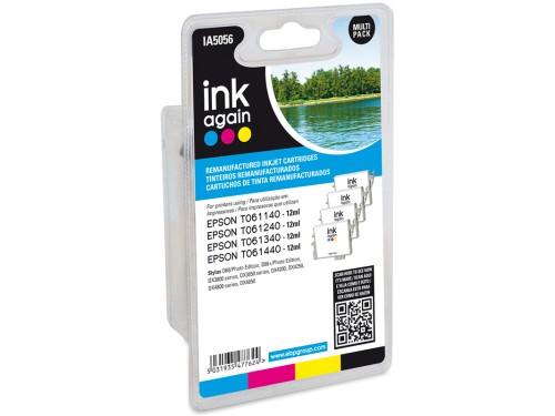 Foto Pack 4 cartuchos ink again epson 615