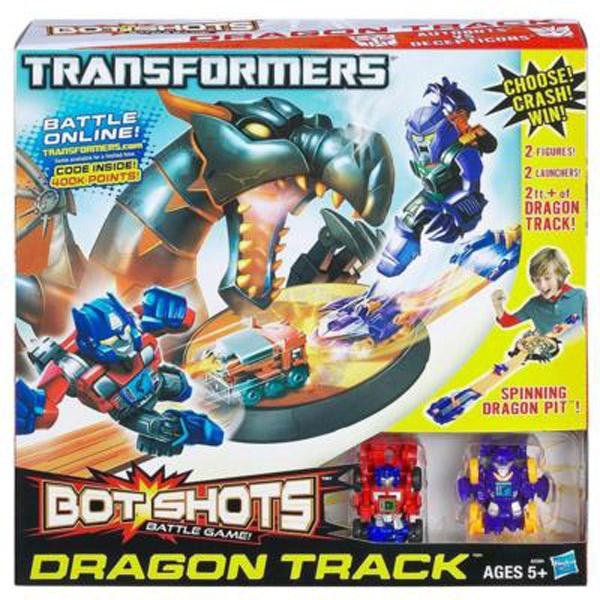 Foto Pack Batalla Pista Dragón Transformers Bot Shots