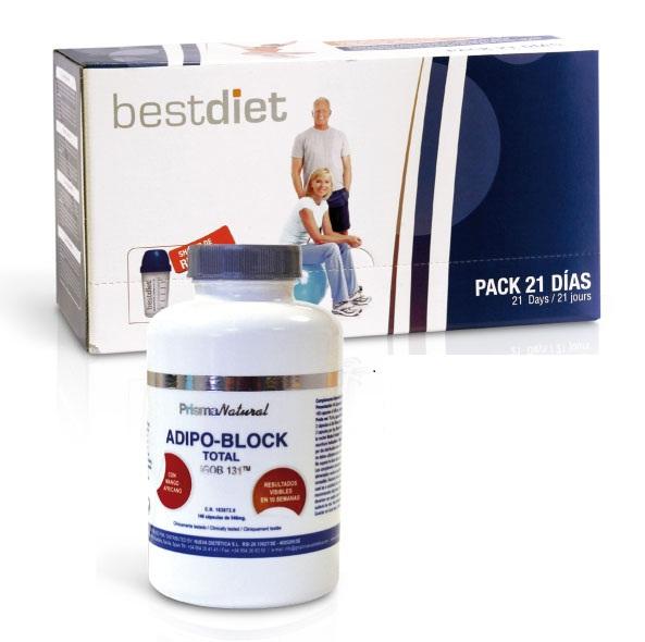 Foto Pack BestDiet 21 días + Adipo-Block Total