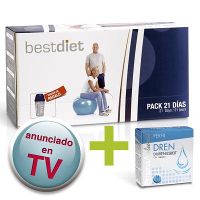 Foto Pack BestDiet 21 días + Perfil Dren