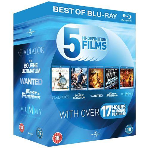 Foto Pack Blu-Ray Gladiator + The Bourne Ultimatum + Wanted + A...