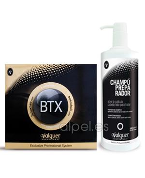 Foto pack botox capilar tratamiento + champu valquer