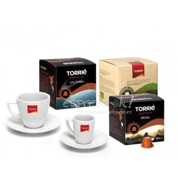 Foto Pack cápsulas Torrie - 10 Cajas + Juego 2 tazas Café GRATIS