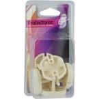 Foto Pack con 6 protectores de enchufe stauwer tipo europeo. blancos