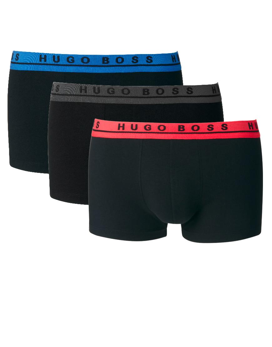 Foto Pack de 3 calzoncillos de Hugo Boss Negro