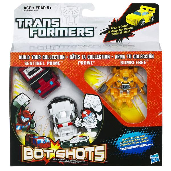 Foto Pack de 3 Figuras Bot Shots Transformers