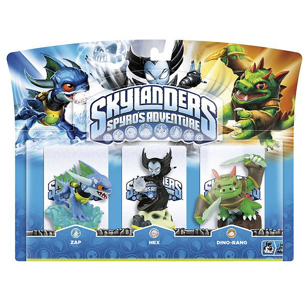 Foto Pack de 3 Figuras Skylanders: Zap, Hex, Dino-Rang PS3/Wii/Xbox/PC/3DS
