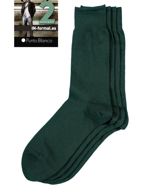 Foto Pack de calcetines de hombre Punto Blanco