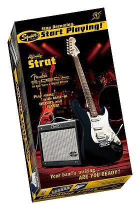 Foto Pack de guitarra squier strat hss gdec negro