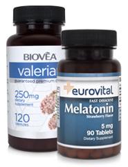 Foto Pack De Melatonina 5mg 4643 (Disolución Rápida) Comprimidos Y Valeriana 250mg