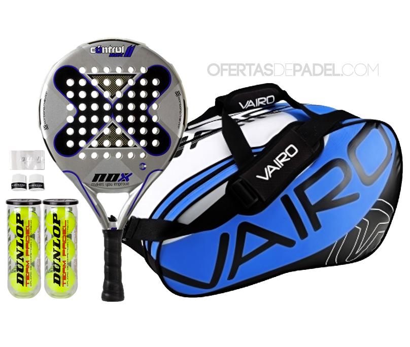Foto Pack de pádel Nox Control II + paletero Vairo Play