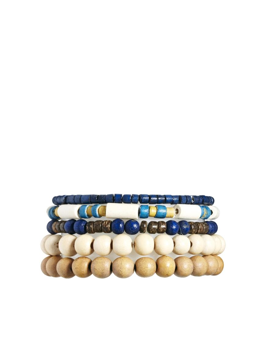 Foto Pack de pulseras con cuentas de Classics 77 Beis