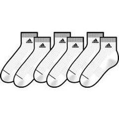 Foto Pack de tres calcetines adidas t corp ankle 3p blanco/negro