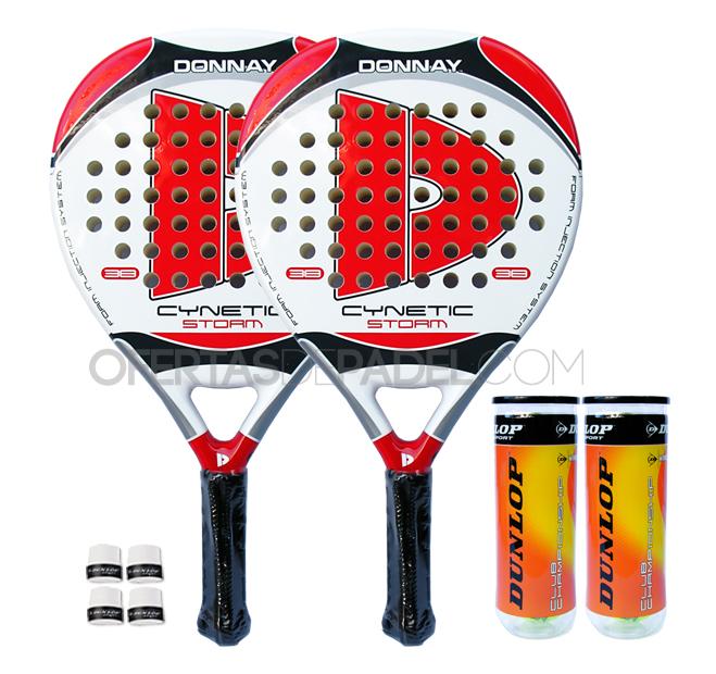 Foto Pack Duo de pádel Donnay Cynetic Storm