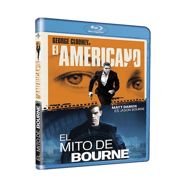 Foto Pack El Americano + El Caso Bourne (Blu-Ray)